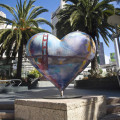 Large Heart on Union Square, San Francisco, 2011