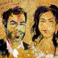 Amanda & Kunal<br>Wedding iPad Portrait