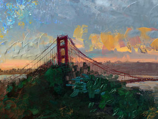 The Golden Gate Bridge at Dawn