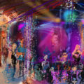 Capturing Reception, Dinner & Concert in One Painting