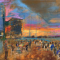 Sunset VVIP Dinner Virtual Mural in the Institute of Contemporary Art (ICA) Boston